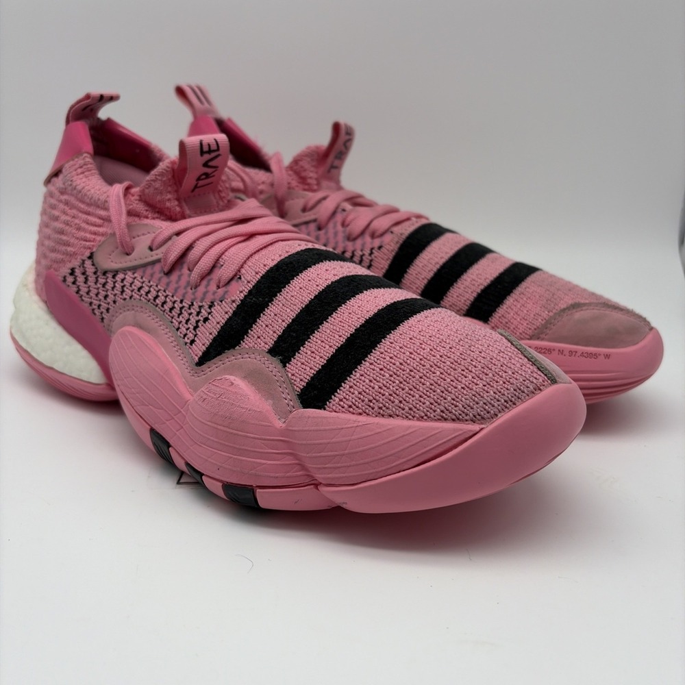 Size 10 - adidas Trae Young 2 Pink Trap House (IE1667) - Picture 4 of 8